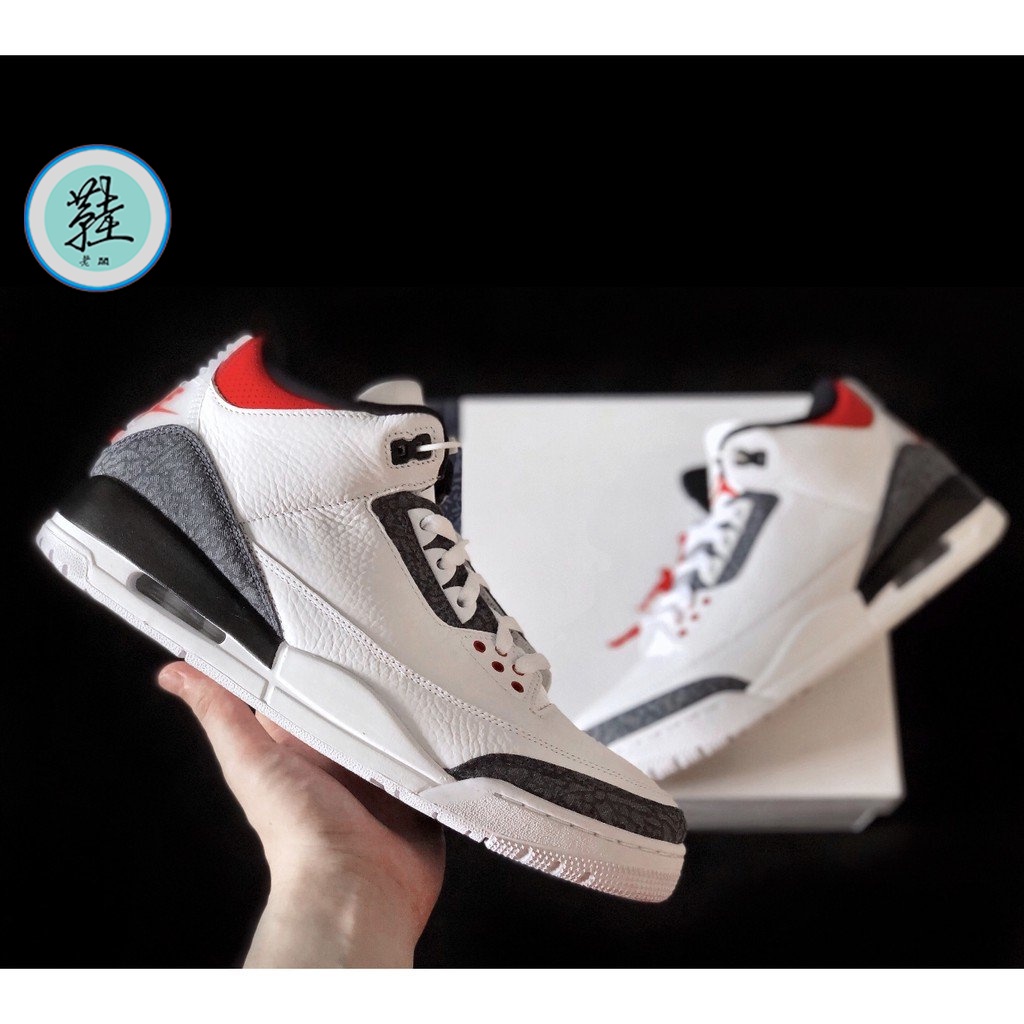 Air Jordan 3 Retro SE Denim 籃球鞋 男女款 火焰紅 CZ6431-100
