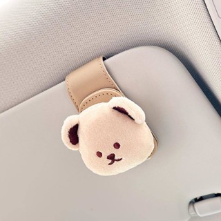 【新品熱賣】車載眼鏡夾汽車遮陽板收納神器多功能創意卡通太陽鏡卡片票據夾子 or2m
