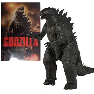Y 殺限時NECA 動漫手辦 哥斯拉可動限定版收藏 盒裝模型玩具下寸怪獸 2014 Godzilla7 VZJD