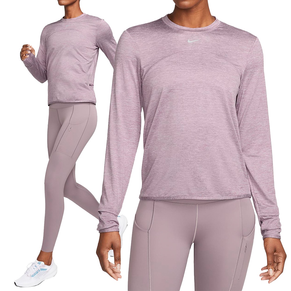Nike Dri-FIT Swift Element UV 女 紫 防曬 圓領 舒適 上衣 長袖 FB4298-536