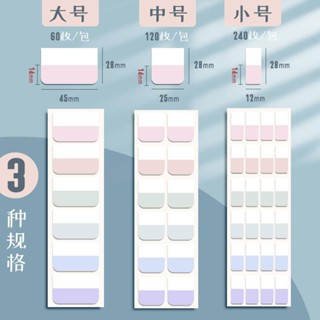 索引貼可書寫便籤貼紙透明便利貼學生用目錄指示標記貼紙標籤貼
