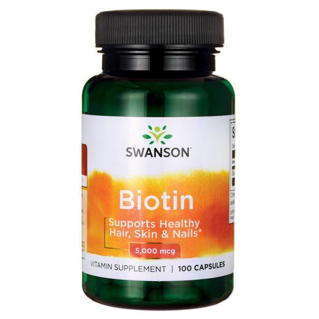 【Swanson】免運 Biotin 生物素 5mg 100顆