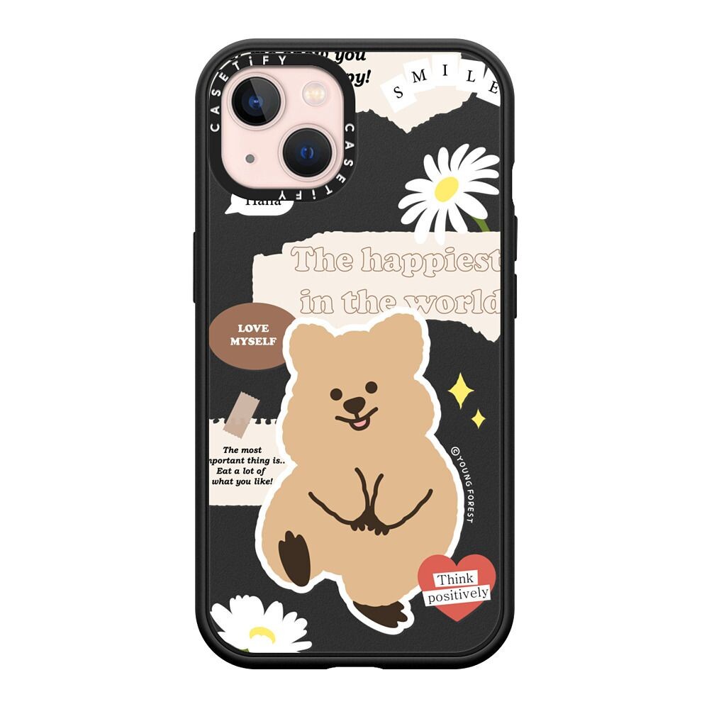 CASETiFY 保護殼 iPhone 13 Mini/13/13 Pro/13 Pro Max 短尾矮袋鼠世最樂 Happiest KKOTKA in the world