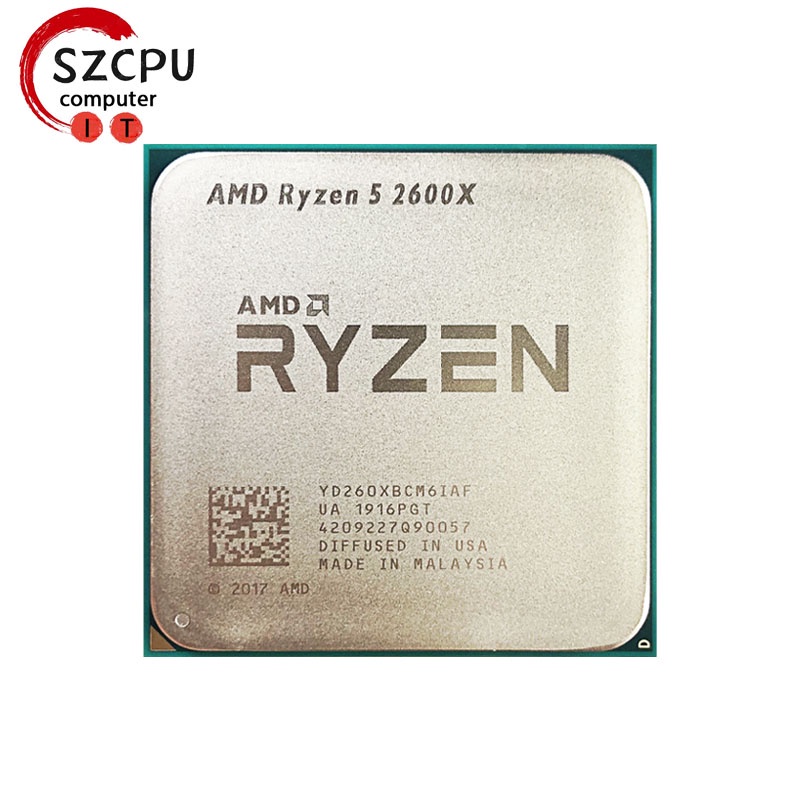 ✳【】AMD Ryzen 5 2600X R5 2600X 3.6 GHz 二手游戲 Zen+