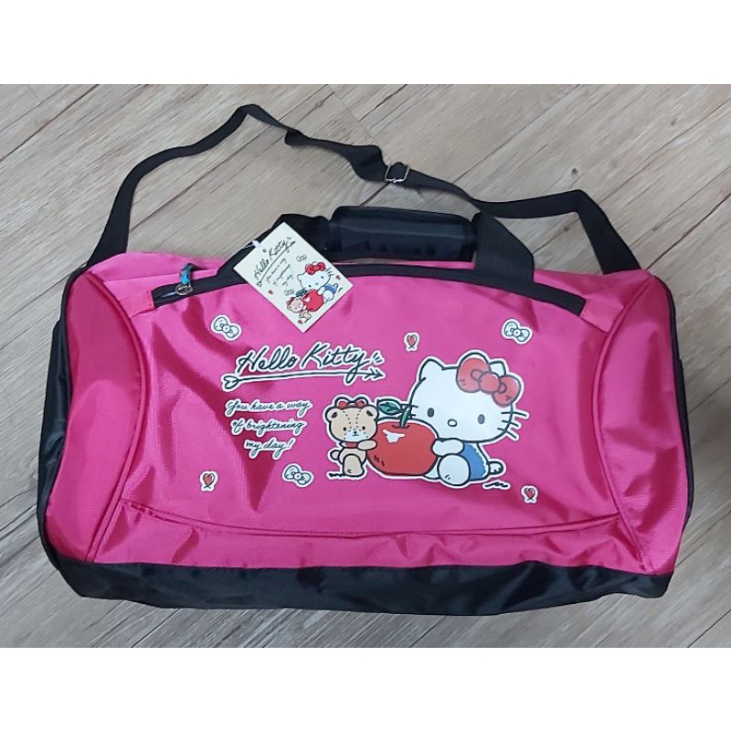 Hello kitty 兩用旅行袋 三麗鷗 Sanrio 正版授權/附長背帶可側背 尺寸：46×25×16cm