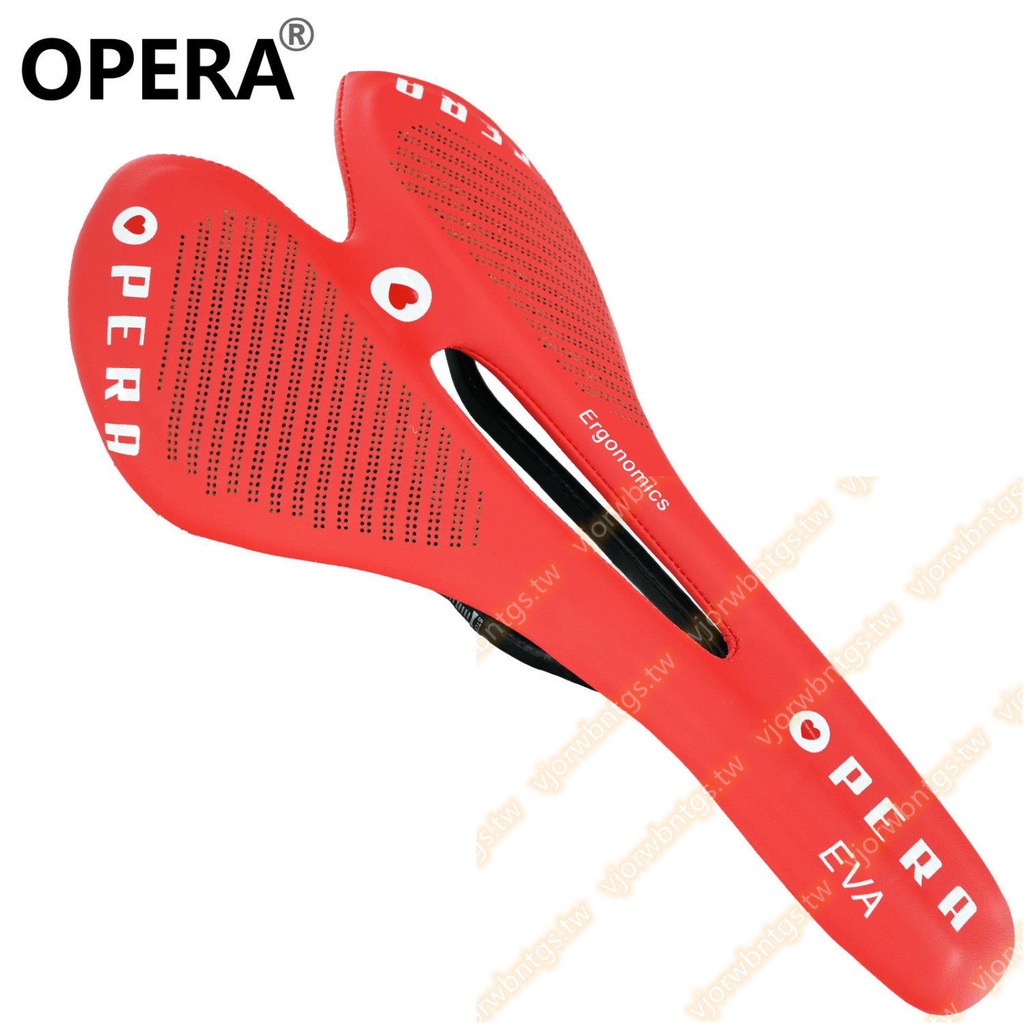 Opera 全碳纖維坐墊座墊鞍座山地公路車自行車中空碳弓超纖皮鏤空有口皆碑ｙｔ