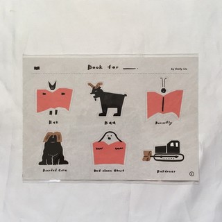 Emily Liu｜Book for ___｜圖鑑貼紙