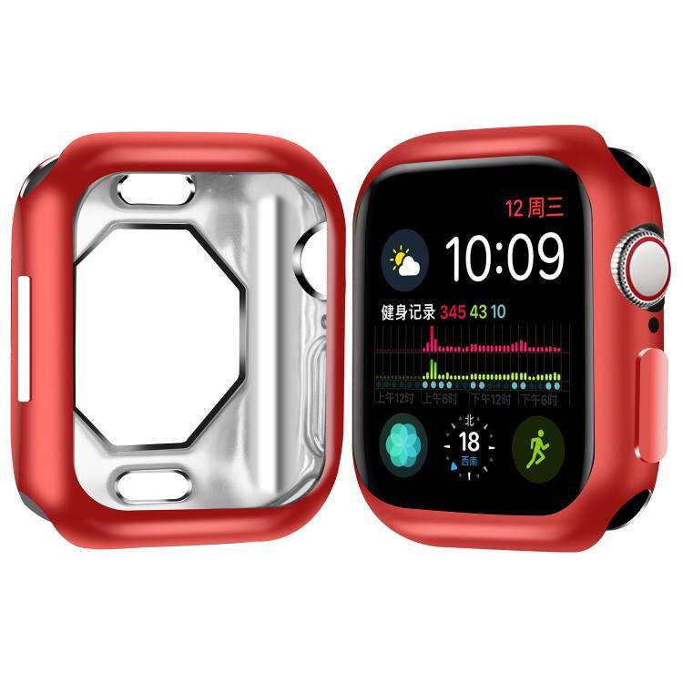 學良3C-外貿新iWatch4代保護套適用於蘋果手錶TPU電鍍軟膠手錶保護殻