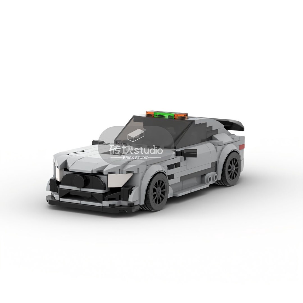 汽車積木 MOC-132292兼容樂高奔馳AMG GTR F1安全車輛模型拼搭男speed系列