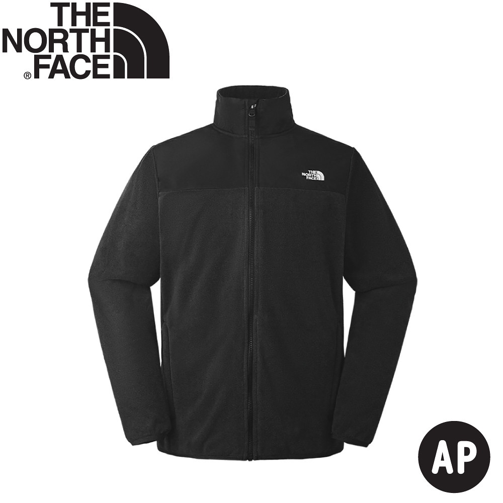 【The North Face 男 可套式刷毛保暖外套 AP《黑》】83OS/休閒外套/中層衣/夾克/刷毛外套