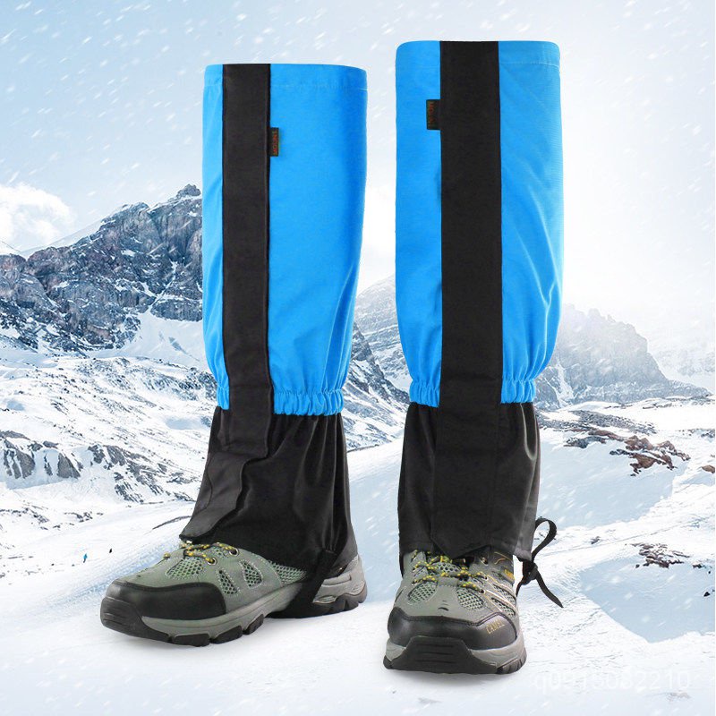 優選好貨 雪套戶外登山徒步防雪沙漠防沙鞋套男女兒童滑雪裝備防水護腿腳套 USGR