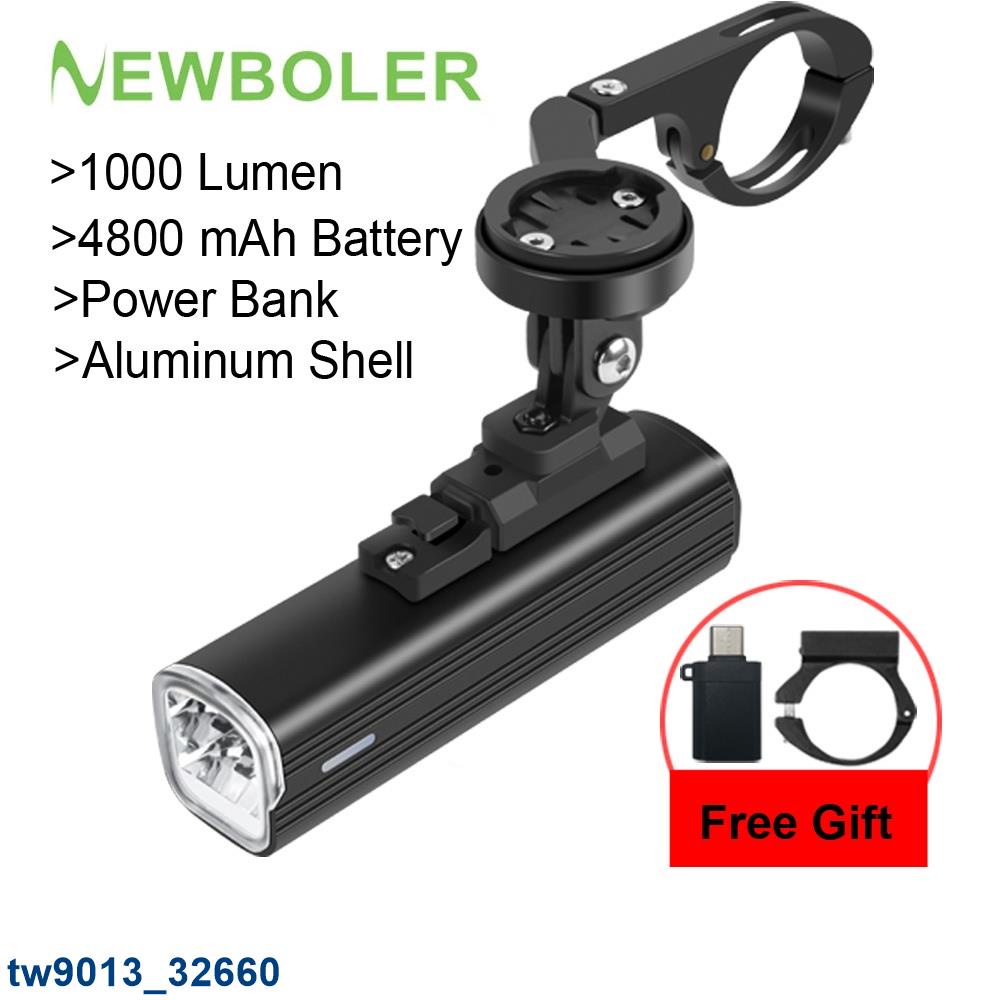 自行車 400 / 1000 / 1200 流明自行車燈 USB 充電燈 MTB 手電筒防水自行車大燈