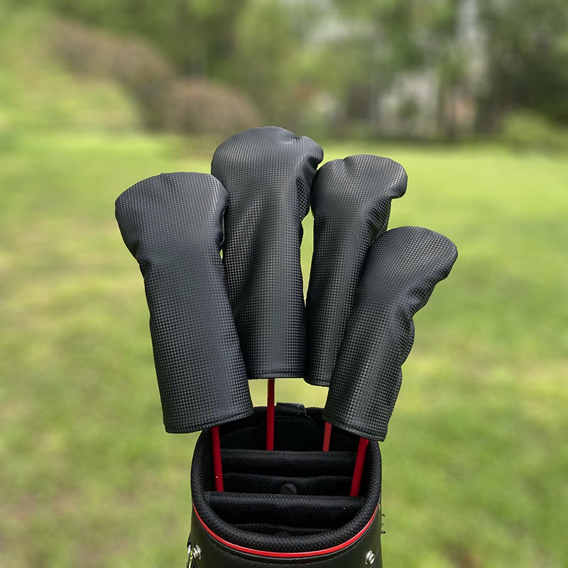 經典黑色高爾夫球杆套耐磨1號杆套球道木小雞腿杆頭套保護套GT043