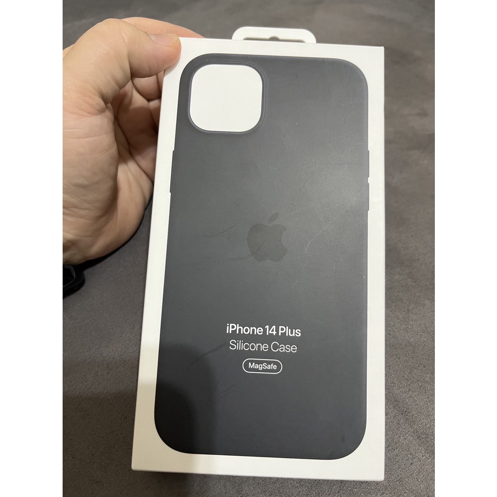 (正品）現貨免運Apple 原廠 iPhone 14 Plus MagSafe 矽膠保護殼 午夜色 全新未拆 蘋果原廠保
