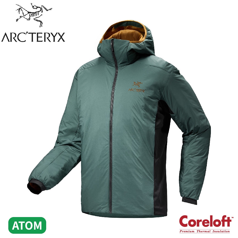 【ARC'TERYX 始祖鳥 男 Atom化纖外套(連帽)《篷車灰》】X000007487/連帽外套/防風外套/保暖外套