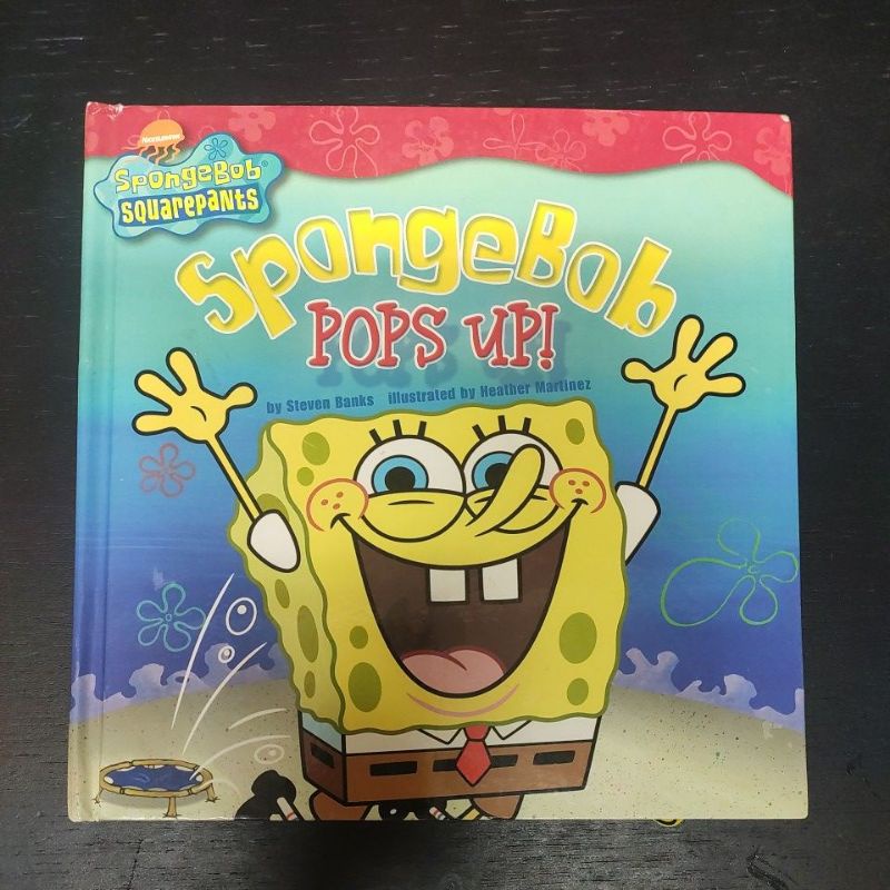 二手童書~英文繪本 spongebob pops up! 海綿寶寶立體書