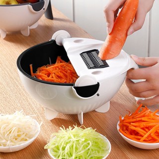 桃園直發貨削土豆絲神器 切菜神器 擦絲器家用不傷手 廚房切菜神器切土豆絲切絲器 刨絲器 傢用切片器 切菜器多功能擦絲器