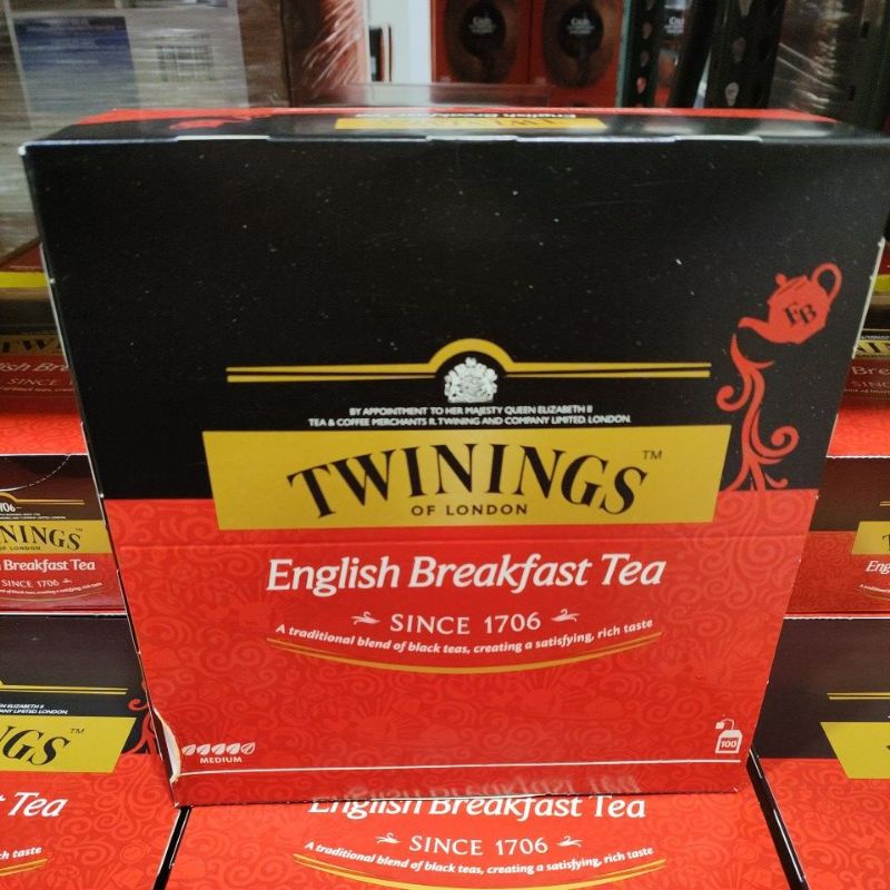好市多代購 Twinings 唐寧茶 早餐茶 紅茶 (100入茶包)#85984