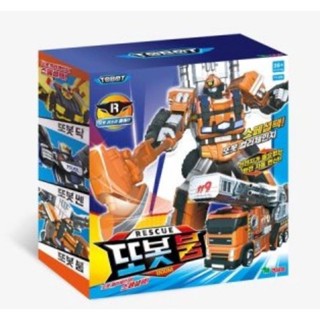 可超取🇰🇷韓國境內版 宇宙奇兵 tobot 機器戰士 橘色 消防車 特別版 自動變形 變形 機器人 模型
