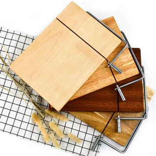 wooden Cheese Slicer spreader Cheese cutting board butter