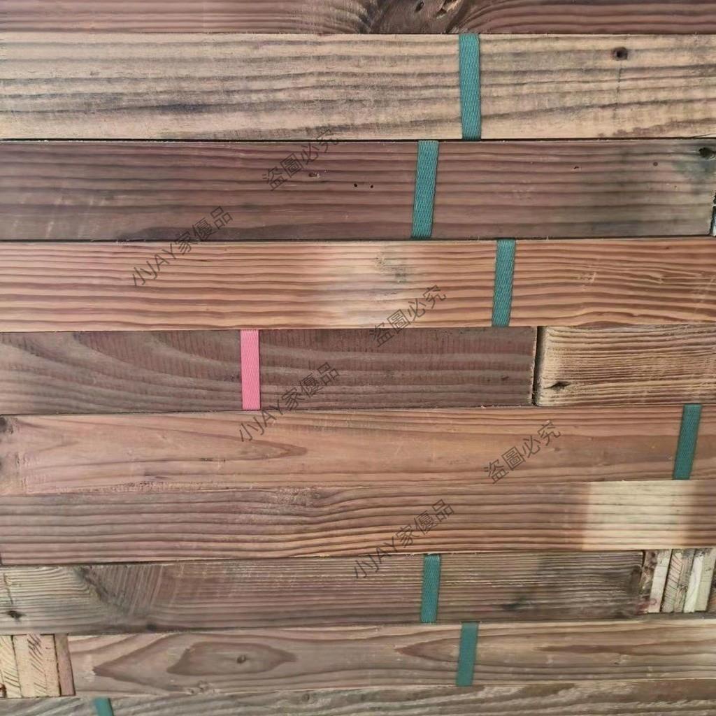 老木板舊木板松木杉木仿古仿真,復古原木色民宿裝修便宜。