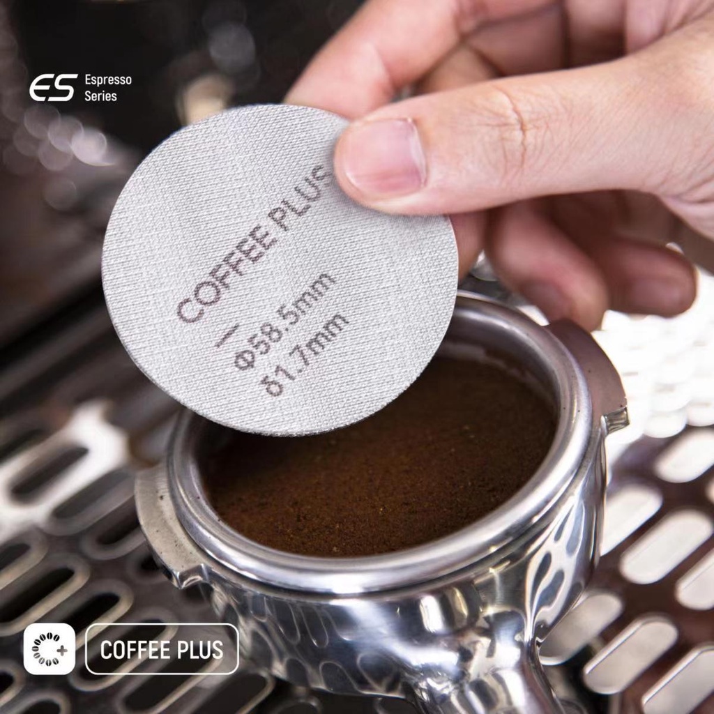 COFFEE 51mm 53.5mm 58.5mm 分水網 咖啡機二次分水網 咖啡濾網 手柄粉碗隔水網 可重複使用不鏽鋼