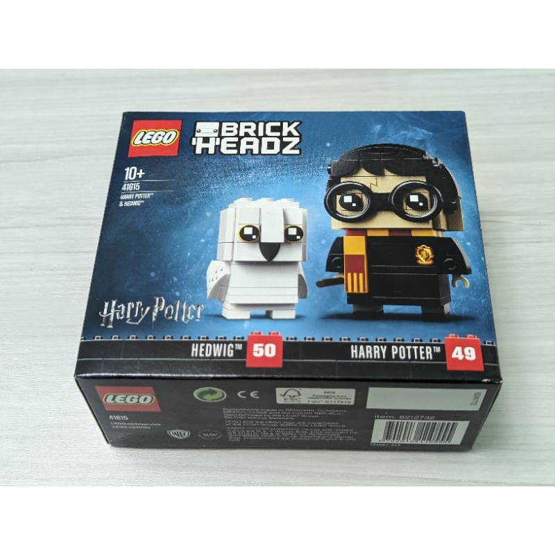 樂高 LEGO 大頭系列 Brickheadz 41615 哈利波特&amp;嘿美 Harry Potter &amp; Hedwig