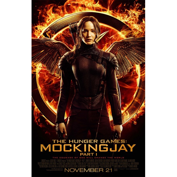 飢餓遊戲：自由幻夢Ⅰ A3+電影海報 The Hunger Games: Mockingjay – Part 1