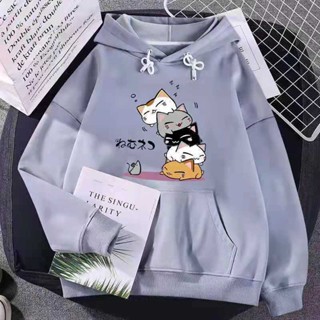 新款棉春秋季韓版連帽衛衣寬鬆原宿風上衣ins潮可愛印花長袖連帽衛衣女