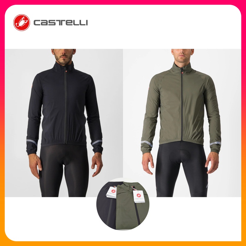 騎樂●公司貨●Castelli Emergency 2 防水防風外套/輕量化/口袋型/自行車風雨衣/防雨外套/蠍子