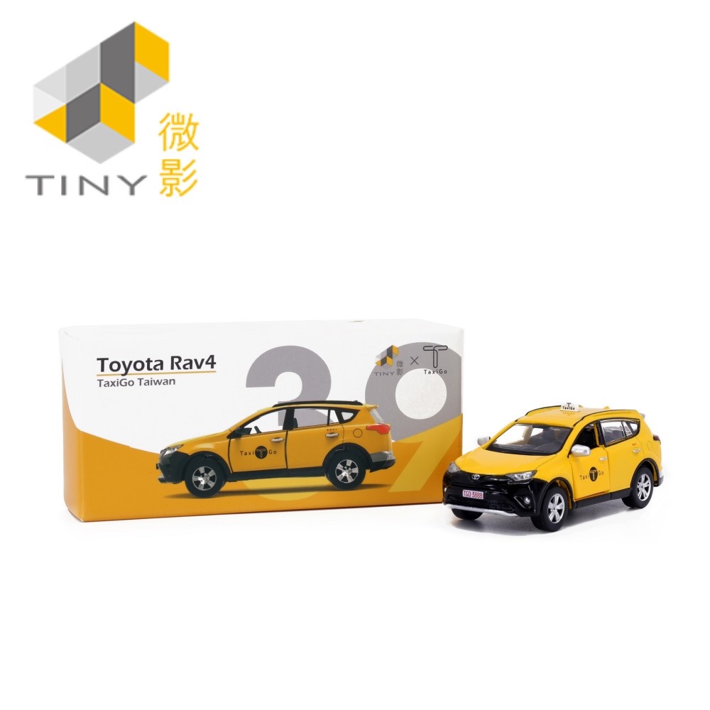 [Tiny] Toyota Rav4 Taxi Go TW39 模型車 精緻 金屬 可滑動 收藏 台灣限定