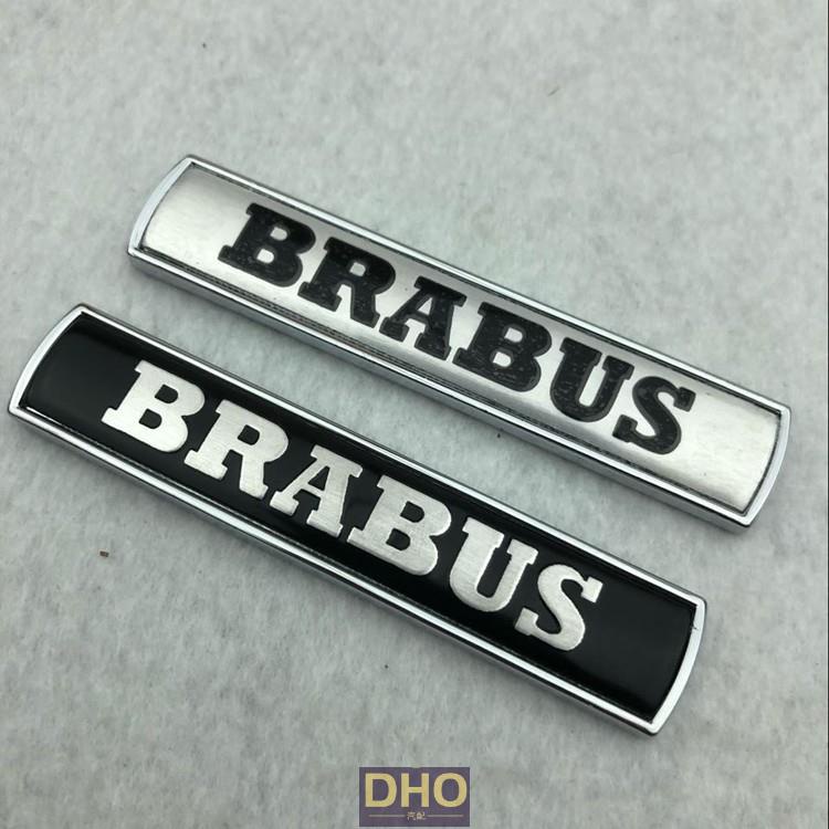 車標誌貼 適用於 賓士 改裝 巴博斯 BRABUS 車標誌 貼紙 車尾貼紙 車標誌貼 適用於 英文 車標 貼紙