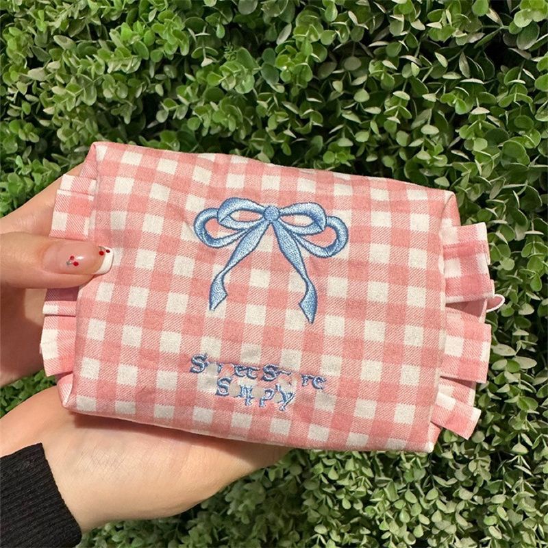 💖包包喔💖韓國小眾設計ins高顏值口紅小物收納包便攜大容量化妝包洗漱包潮