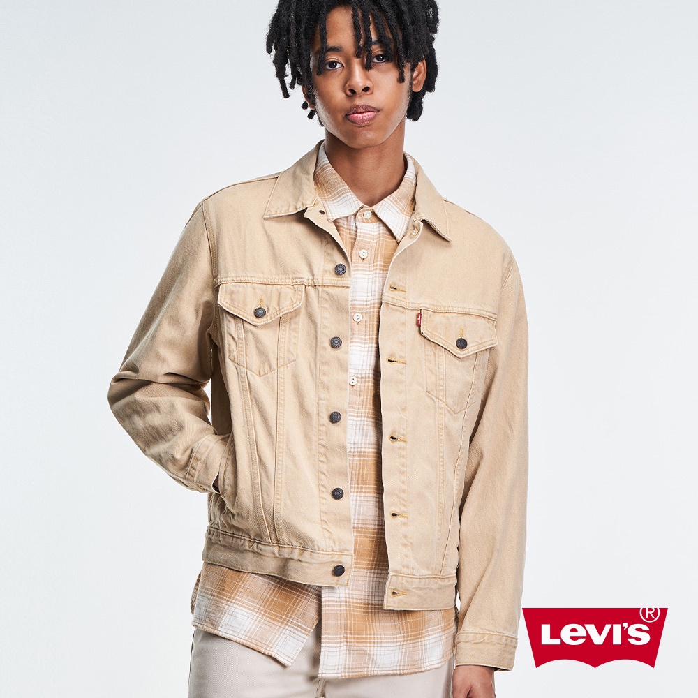 Levis Fresh果漾系列 復古寬鬆版牛仔外套 / 精工沙黃水洗工藝 男 77380-0062 熱賣單品