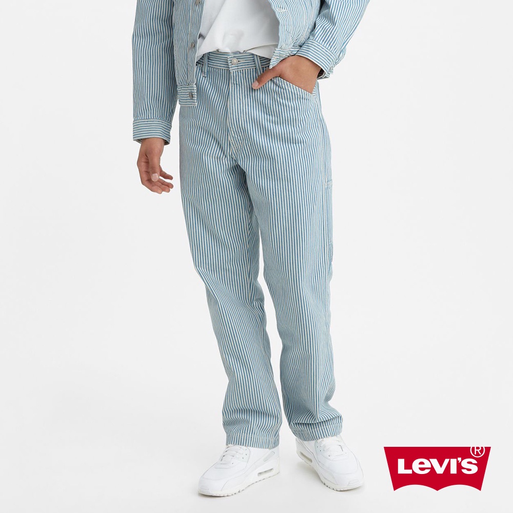 Levis Stay Loose寬鬆版繭型牛仔工作褲 / 復古紳士風 男款 55849-0010 熱賣單品