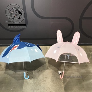 🌟熱銷靚品🌟韓國同步SwanLace心選立體卡通鯊魚兒童兔子透明晴雨傘