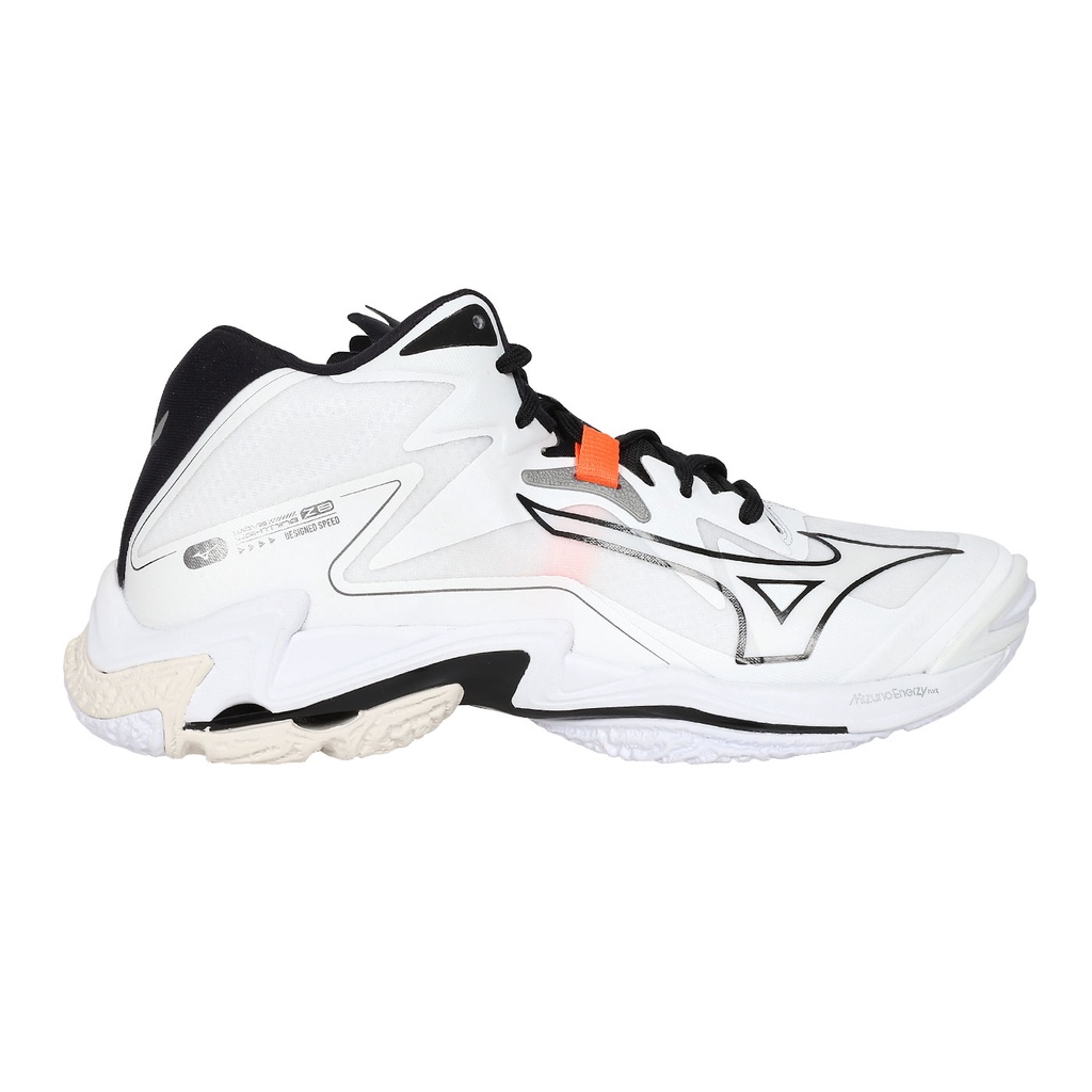 MIZUNO WAVE LIGHTNING Z8 MID 男高筒排球鞋(「V1GA240551」 白黑橘