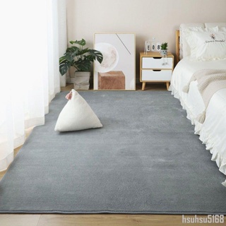 珊瑚絨地毯 臥室床邊地毯 短絨地毯 客廳地毯 家用茶几短毛地墊 臥室滿鋪可訂製地毯~簡瑟
