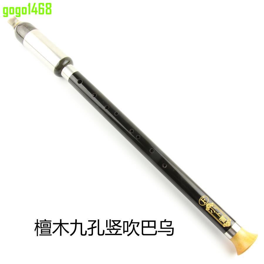 【Gogo便利店】專業雙管九孔巴烏樂器小學生豎吹gf調橫吹單管c降b調7七9孔大全