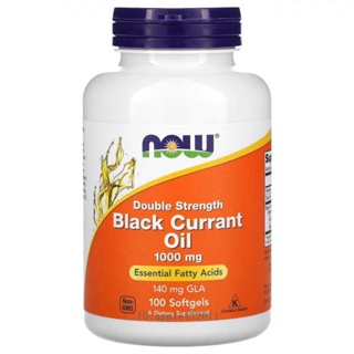 Now Foods Black Currant Oil 黑醋栗ㄔ籽油 1000mg 500mg 含GLA 100粒