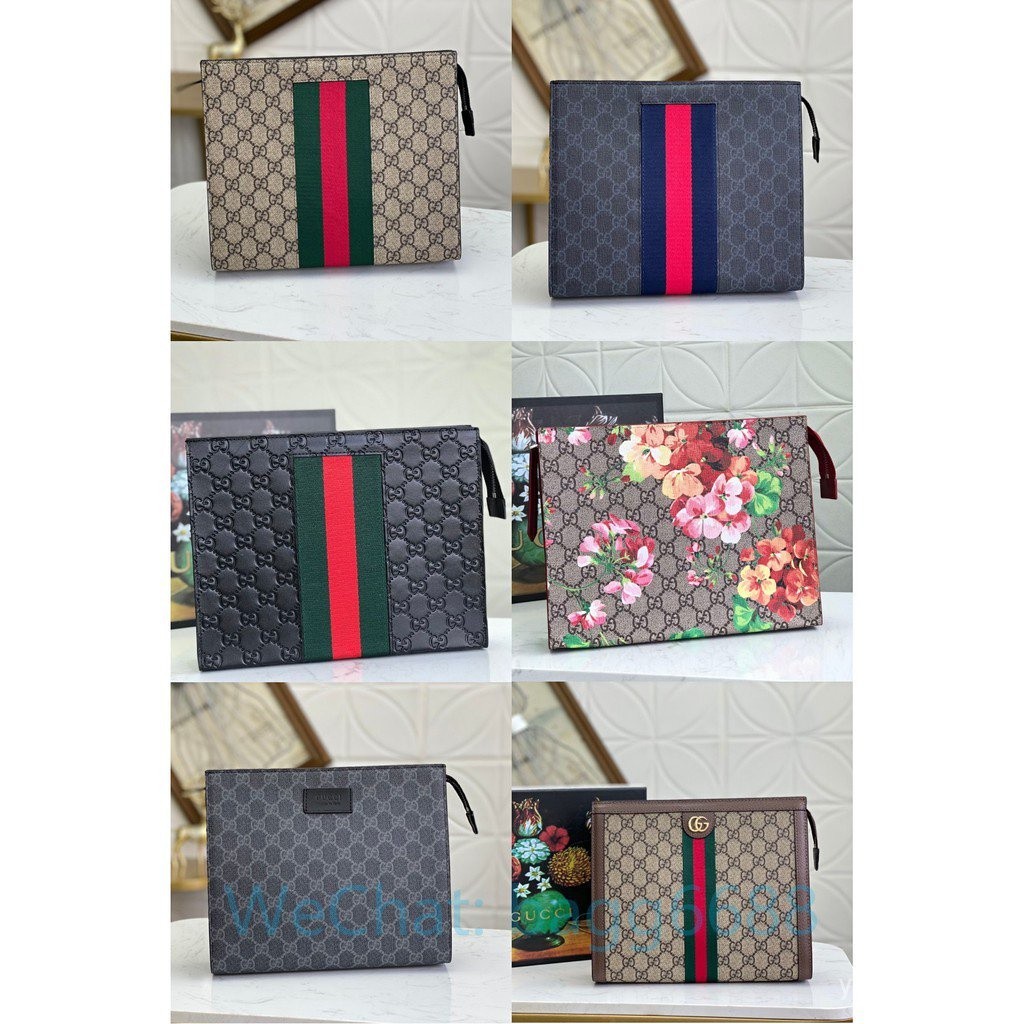 精品店/二手 實拍GUCCI 古奇 男包 手拿包 手包 古琦 經典手包 休閒手提包