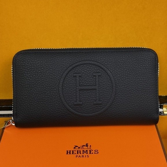 精品店/二手 Hermes 愛馬仕 長夾 錢包 錢夾 皮夾 手拿包 手抓包 手包 多卡位 零錢包 男夾 男生皮夾