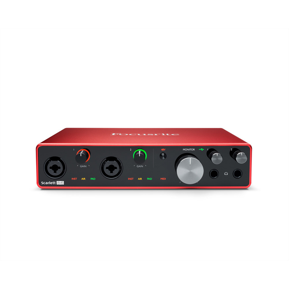 Focusrite Scarlett 8i6（Gen. 3）USB音频接口