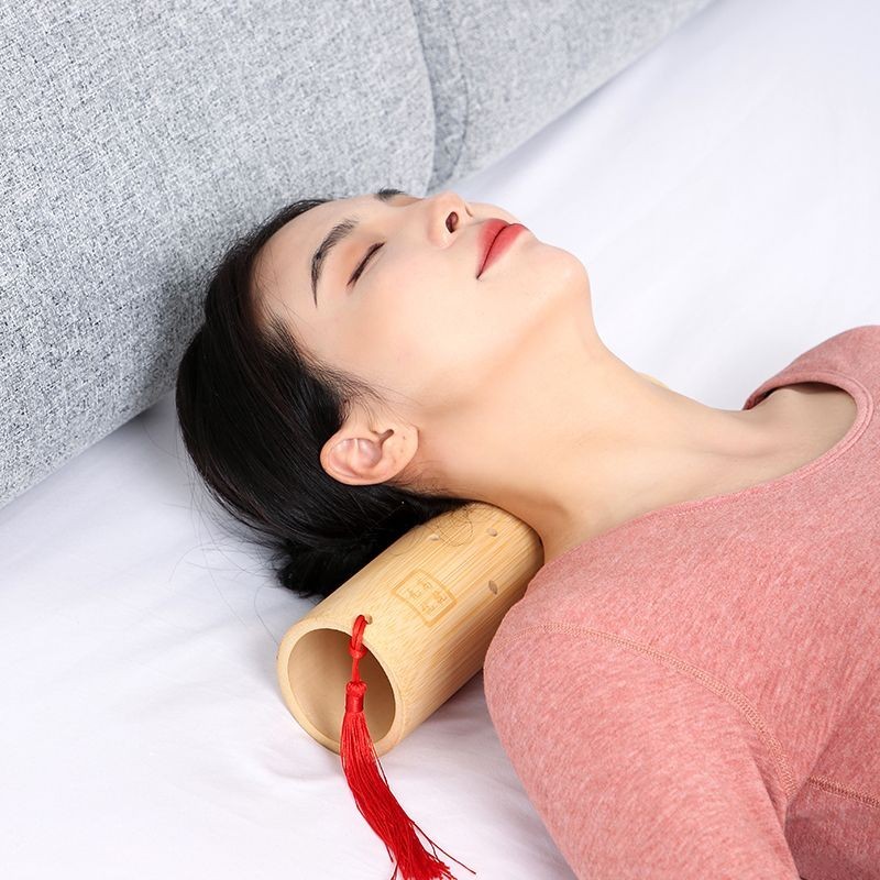 新品 ~圓柱形頸椎竹枕頸椎病枕頭舒緩頸椎專用緩解頸椎枕成人竹子硬枕頭