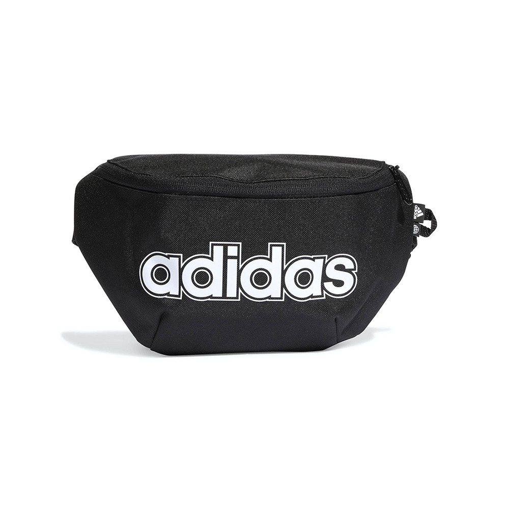 Adidas Daily WB 男款 女款 黑色 大Logo 百搭 簡約 休閒 腰包 HT4777
