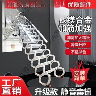 【訂金】電動閣樓伸縮樓梯家用隱形折疊伸拉梯收縮全自動室內升降梯子Asun家