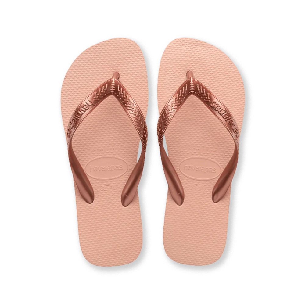 Havaianas TOP 男女 粉 哈瓦仕 基本款 人字拖 細帶 海灘鞋 舒適 拖鞋 4000029-0076U