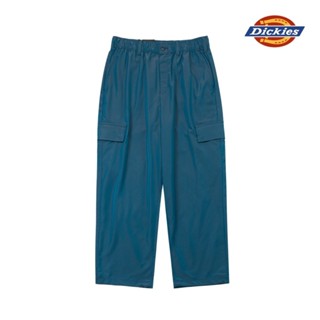 Dickies男款深海軍藍側邊大口袋寬版工裝長褲|DK011575CG7