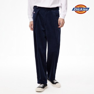 【WELLDER 聯名】Dickies男款深海軍藍純棉兩側開放式口袋休閒長褲|DK011399CG7