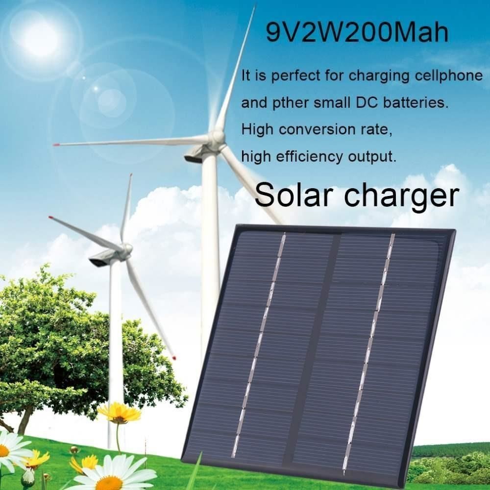-Professional 9V 2W 200Mah Solar Panel Module System Solar